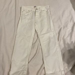 Zara white jeans